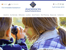 Tablet Screenshot of andersonfcs.com